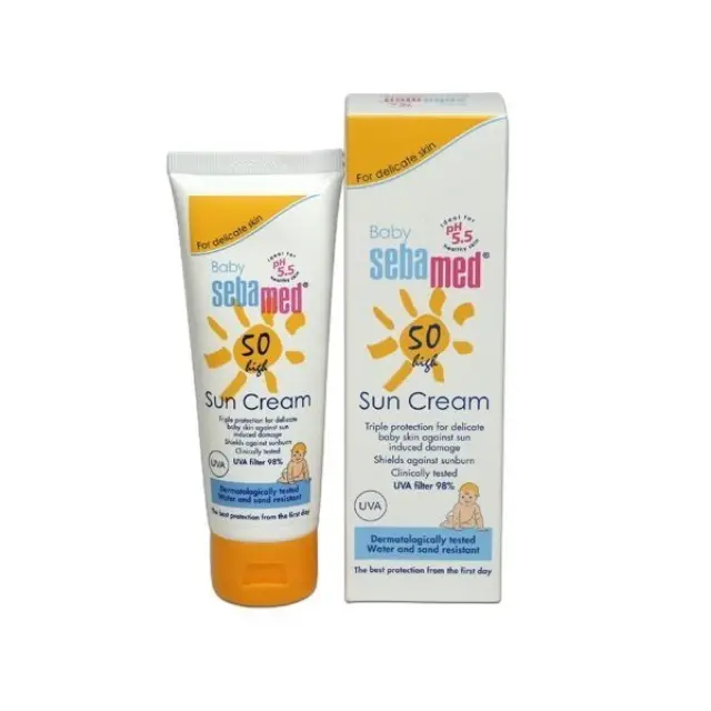 SEBAMED Sun Care Multy Protect Cream SPF50+ Αντιηλιακή Κρέμα Προσώπου Για Το Ευαίσθητο Δέρμα Χωρίς Άρωμα, 75ml