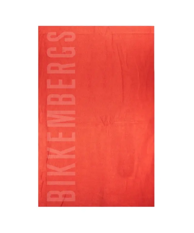 Bikkembergs - Πετσέτα Θαλάσσης Βαμβακερή 90x168 cm BKK26MTW02-RED Κόκκινο