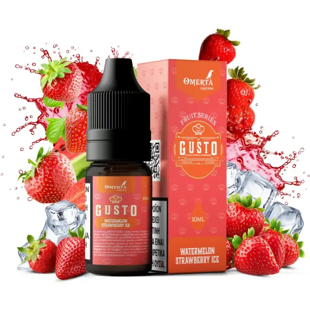 Watermelon Strawberry Ice 10ml - Omerta 3mg
