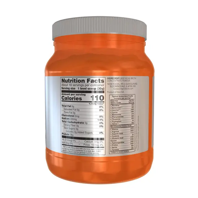 Now Foods Bone Broth, Beef Powder 2