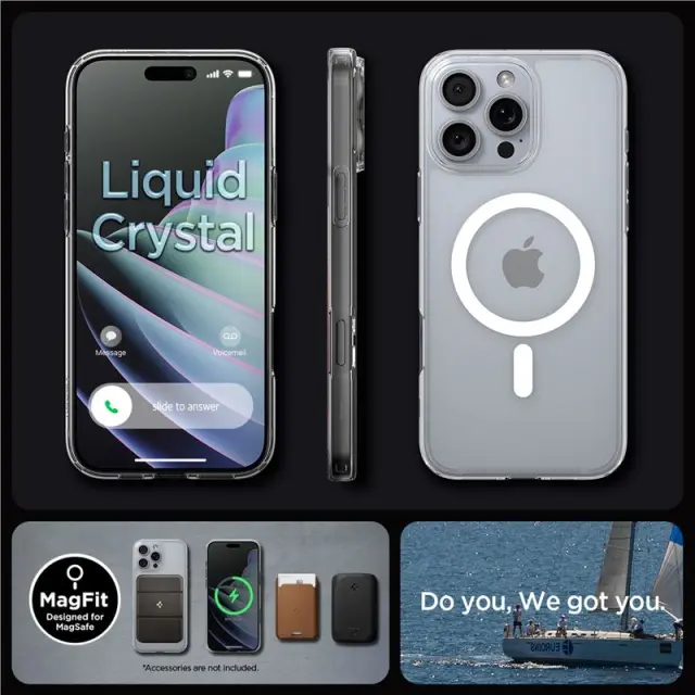 Spigen Crystal Flex MagSafe, crystal clear - iPhone 16 Pro 3