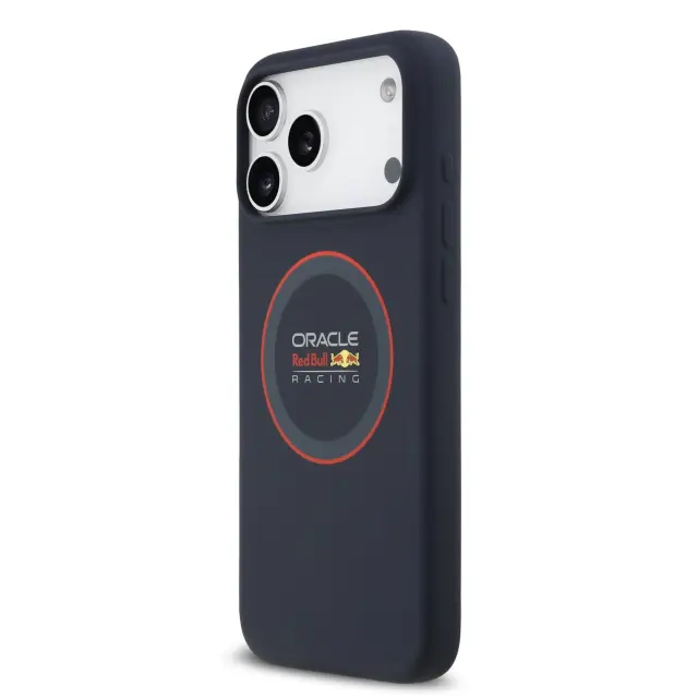 Red Bull Silicone Red Ring MagSafe Case for iPhone 17 Pro Max Navy 2