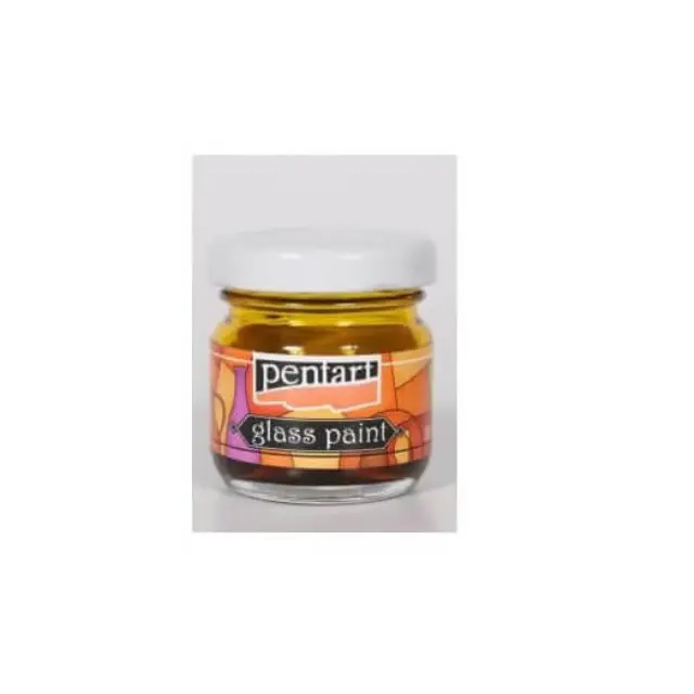 Χρώμα για Γυαλί διάφανο 30ml Pentart- Κίτρινο