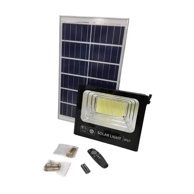LYLU Ηλιακός προβολέας με τηλεχειριστήριο LED 400W LY67200 - Solar light Z694604 2