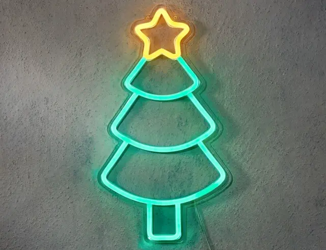 Διακοσμητικό Φωτιστικό Neon X-Mas Tree Luca Lighting με Dimmer και διαστάσεις 36x1.5x20cm - USB 1167144 2