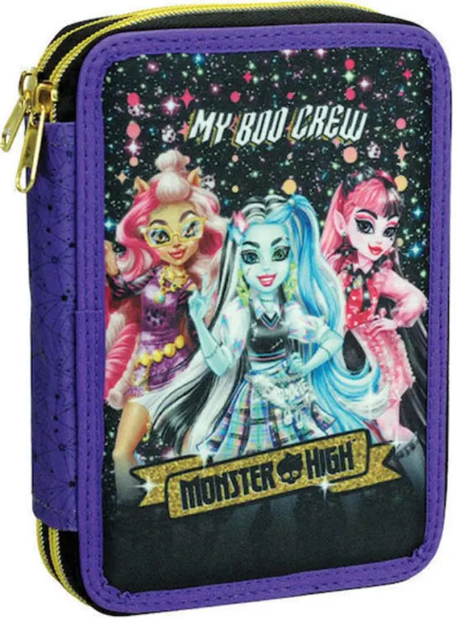 Κασετίνα Διπλή Γεμάτη Monster High Boo / 350-01100 (Gim)