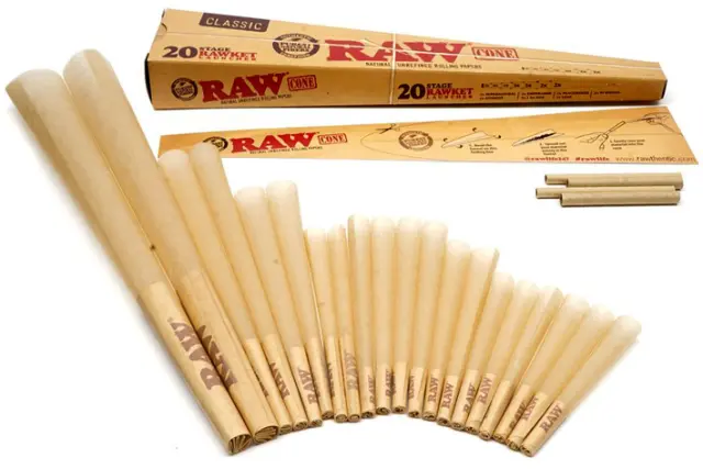 RAW Classic Cone RawKet Launcher - 20 Τεμάχια με ποικιλία Κώνων - 8τεμ.