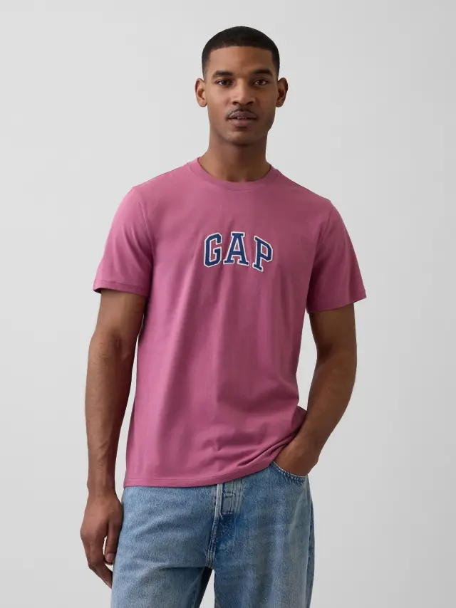 Ανδρική Μπλούζα με Gap Arch Λογότυπο PAINTED ROSE
