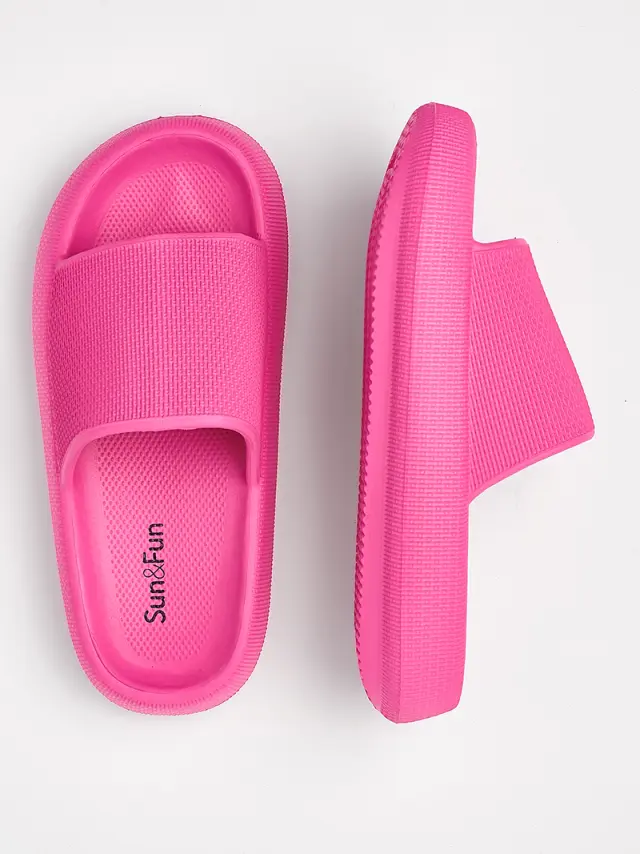 Sun&Fun Παντόφλες Γυναικείο EVA-αδιάβροχο Ροζ SAF/100041 FUCHSIA 3