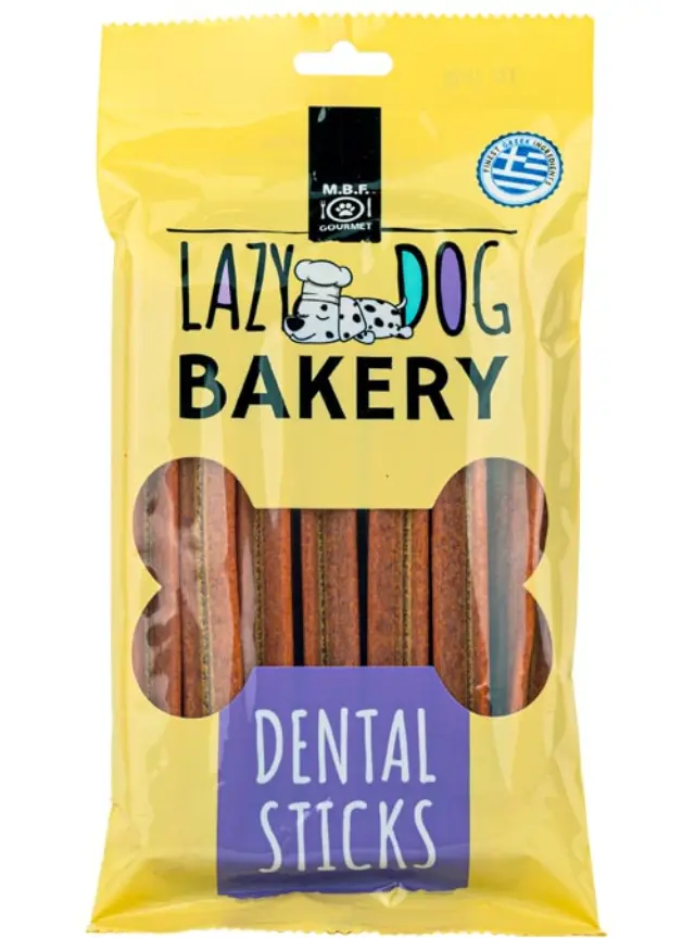 M.B.F. Gourmet Lazy Dog Bakery Dental Sticks Σοκολάτα 130gr Μονόχρωμο