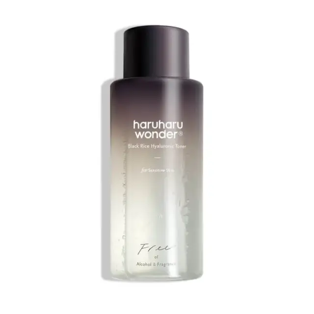 Haruharu WONDER Black Rice Hyaluronic Toner Free of Alcohol & Fragrance Τονερ ενυδάτωσης με υαλουρονικο και μαύρο ρύζι χωρίς αλκοόλ 300 ml