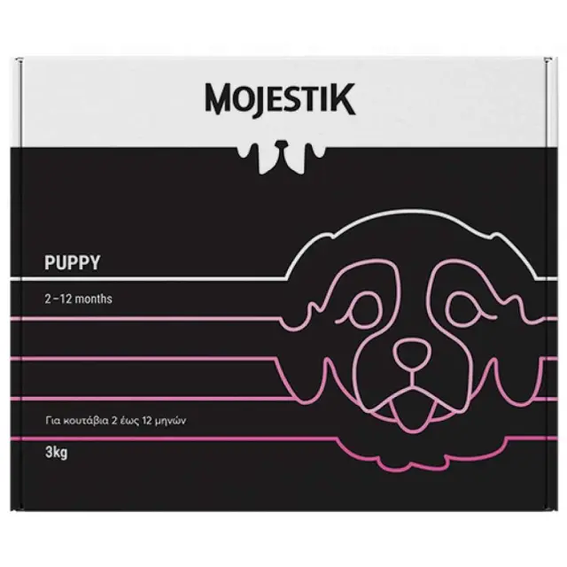Mojestik Low Grain Puppy 2 12 μηνών 3Kg Μονόχρωμο