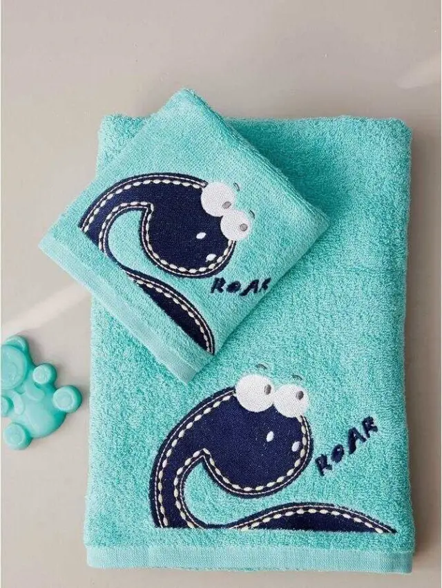 Palamaiki -Σετ Παιδικές Πετσέτες Kids Bath DINOSAURUS (40x60 & 70x140)