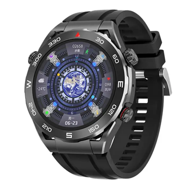 Smartwatch Hoco Y16 IP67 IPS Οθόνη 1.39" 260mAh V5.1 με Δυνατότητα Κλήσεων Μαύρο 3