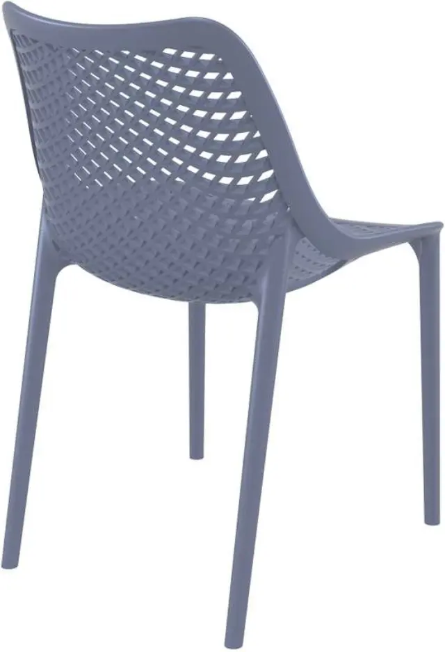 Καρέκλα Στοιβαζόμενη AIR Ανθρακί PP 50x60x82cm 2