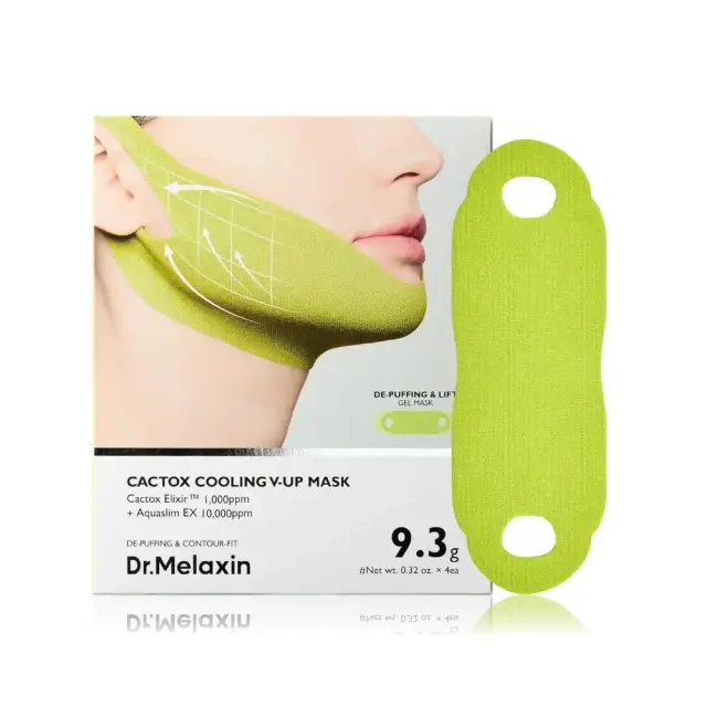 Dr. Melaxin Cactox Cooling V-UP Mask Μάσκα Ανόρθωσης Περιγράμματος Προσώπου και της Γραμμής της Γνάθου, 1τμχ