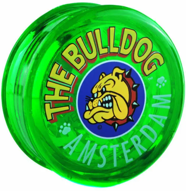 The Bulldog Amsterdam Grinder Διάφανο Πλαστικό Πράσινο 60mm - 3 Parts 2