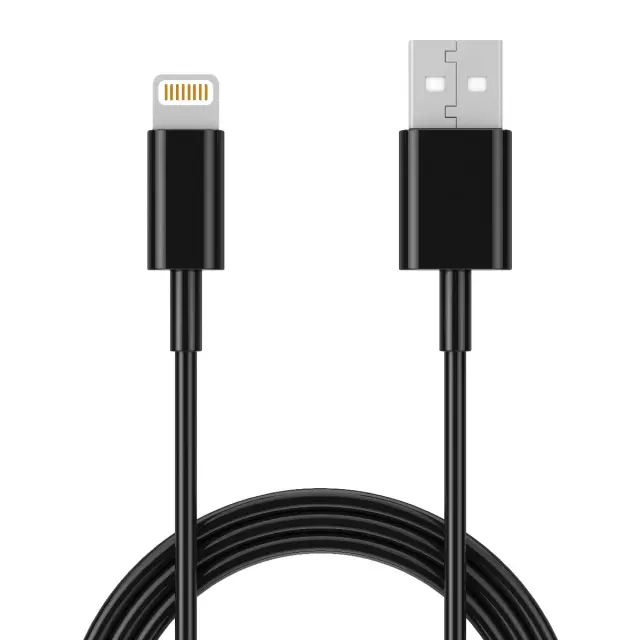 Καλώδιο Σύνδεσης και Φόρτισης Ancus Flow E44 USB σε Lightning 2.0A Data Transfer 480Mbp Μαύρο 1m 2