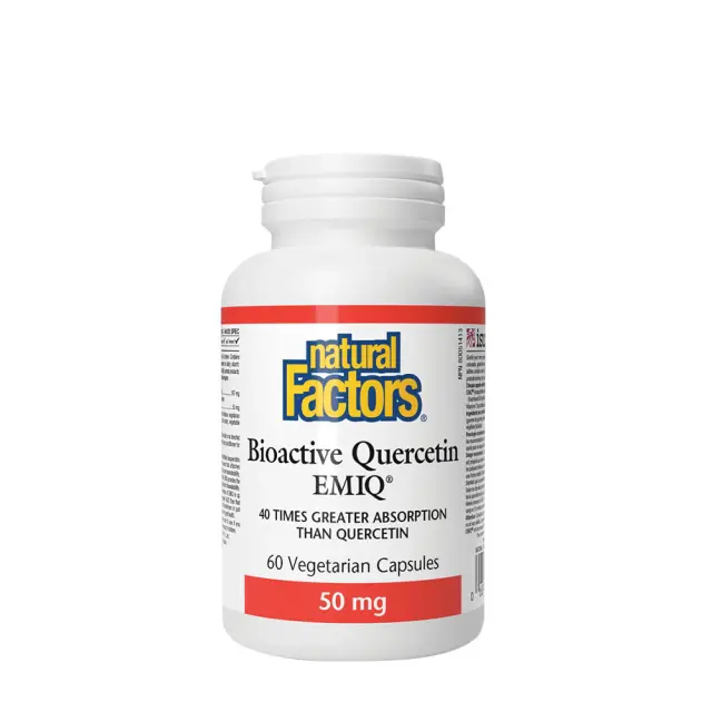 Natural Factors Bioactive Quercetin EMIQ 50 mg