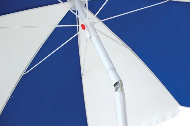 ESCAPE Ομπρέλα Παραλίας 2m 180gsm 8 Ακτίνες 4mm Μπλε/Λευκή (12024) 2
