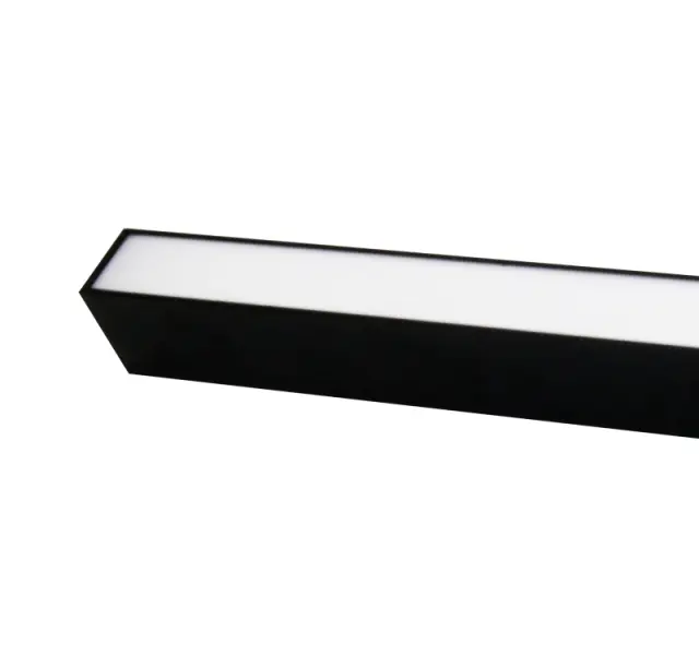 ΦΩΤΙΣΤΙΚΟ LED ΑΛΟΥΜΙΝΙΟΥ ΓΡΑΜΜΙΚΟ ΣΤΕΝΟ 50W 230V 4000K 150cm ΜΑΥΡΟ