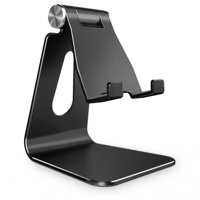 Techsuit® Universal Stand Holder- Βάση Αλουμινίου για Smartphone- Black