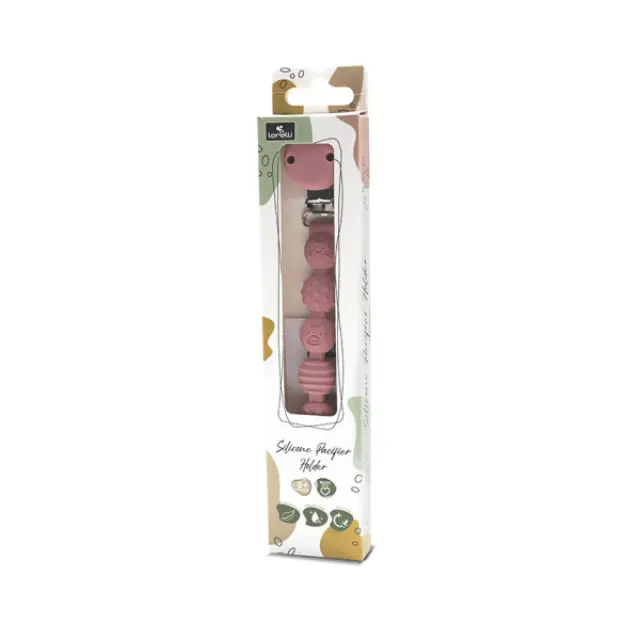 Lorelli Κορδέλα Πιπίλας Σιλικόνης Natural Pink 10220800002 2