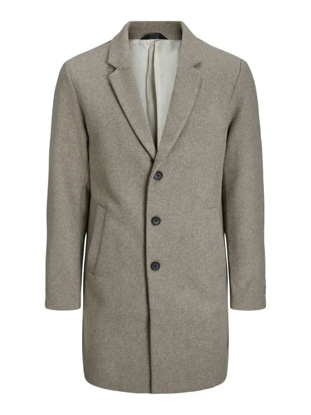 JJEHARRISON WOOL BLEND COAT SN Greige