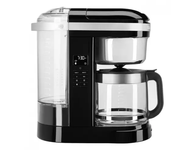 Καφετιέρα Φίλτρου KitchenAid Drip Coffee 5KCM1209EOB με αυτόματο προγραμματισμό, ισχύ 1100W και χωρητικότητα 1.7L - Onyx Black5KCM1209EOB 2