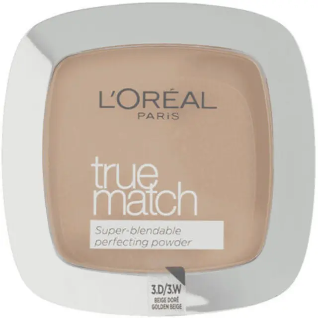 L'Oreal Paris True Match Powder 3.D Golden Beige, Aνάλαφρη Πούδρα Φινιρίσματος 9gr