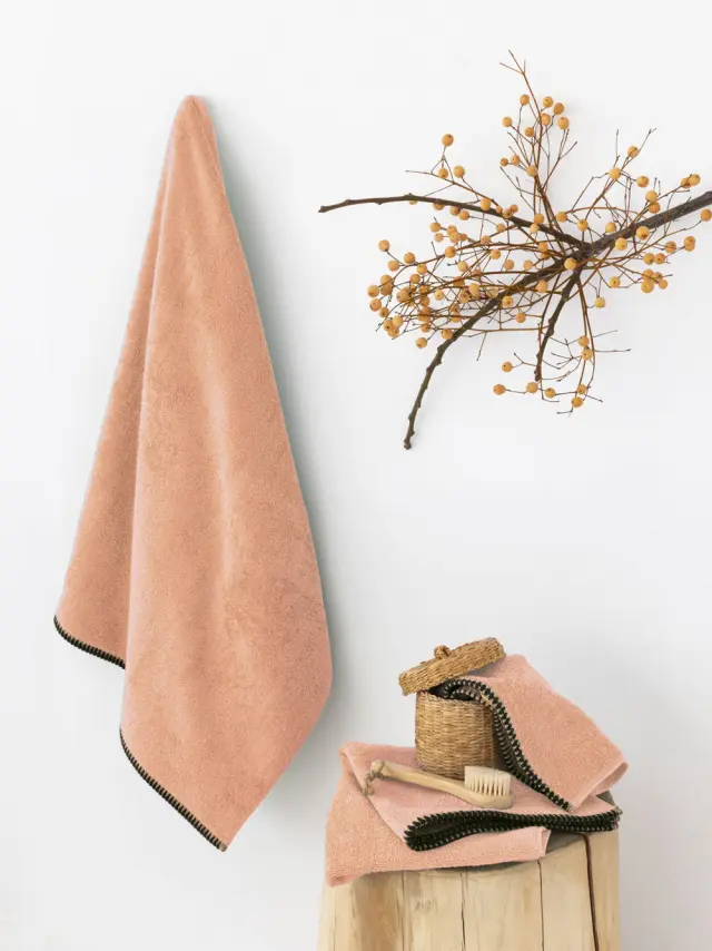 Πετσέτα Χεριών Towels Collection BROOKLYN Πετσέτες Λουτρού 70x140 PEACH