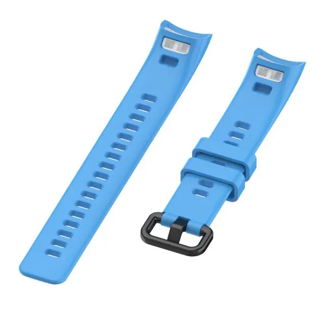 Λουράκι Σιλικόνης για Huawei Honor Band 4/ 5 (95.6mm +124.8mm) Γαλάζιο ΟΕΜ 2