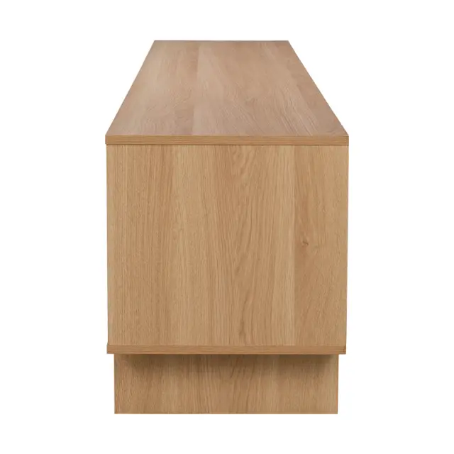Έπιπλο τηλεόρασης Jenfia pakoworld mdf σε φυσική απόχρωση 180x39x45,5εκ 2