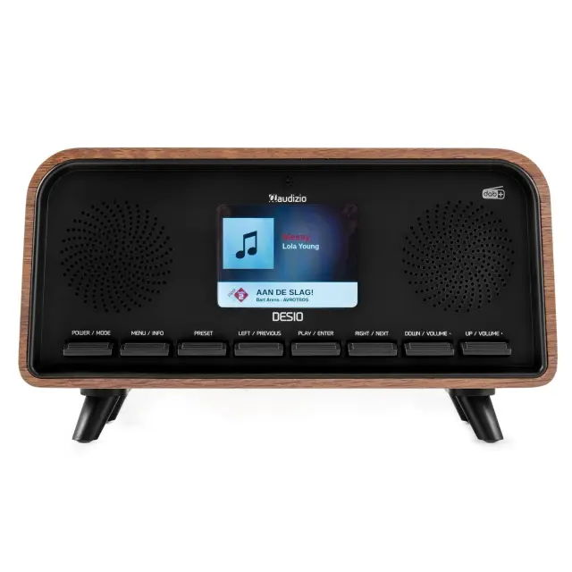 AUDIZIO DESIO ΡΑΔΙΟΦΩΝΟ DAB+ BT FM DARK WOOD 2