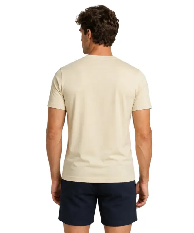 Norway Nautical School - Ανδρικό T-shirt Κοντομάνικο 836010-BEIGE Μπεζ 2