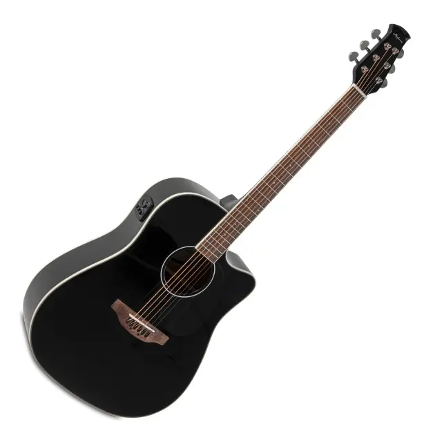 Applause AED-96-5HG Dreadnought Ηλεκτροακουστική Κιθάρα Black Gloss