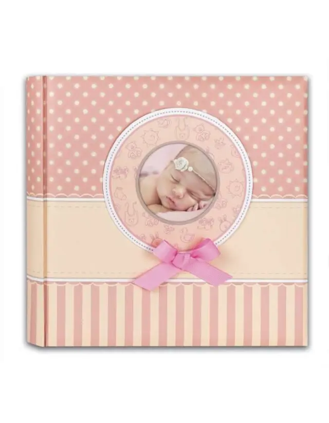 Άλμπουμ Παιδικό MATILDA ροζ με Ριζόχαρτο 31x31 cm 60 σελίδες