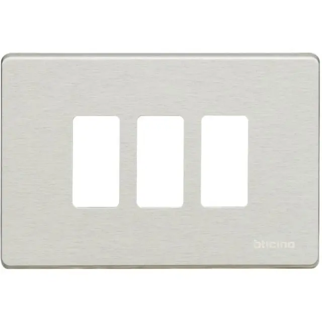 Cover plate Magic 3-module oxidal