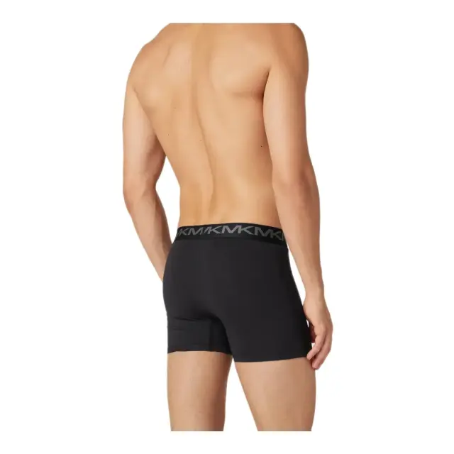MICHAEL KORS Ανδρικό Boxer Μακρύ Stretch Factor Cotton - Τριπλό Πακέτο, Χρώμα Midnight - M 3