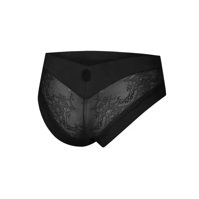 Julimex Γυναικείο Slip Kiss Panty Julimex, Χρώμα Μαύρο 2