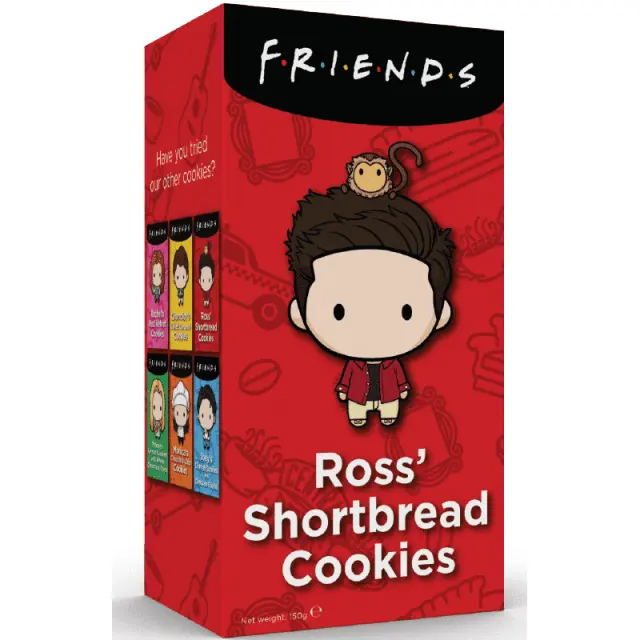 Caffeluxe FRIENDS Ross' Shortbread Cookies 150gr