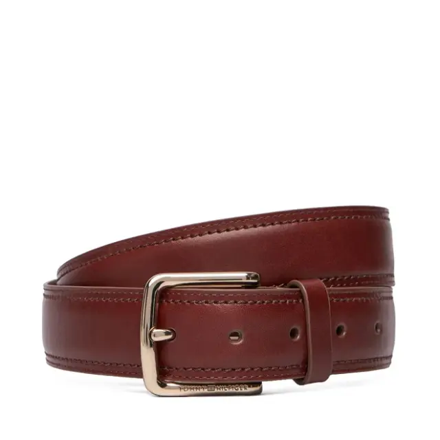 Ανδρικό Σετ Δώρου Ζώνη + Καρτοθήκη Tommy Hilfiger AM0AM13934-GVI Καφέ Καφέ - 115 2