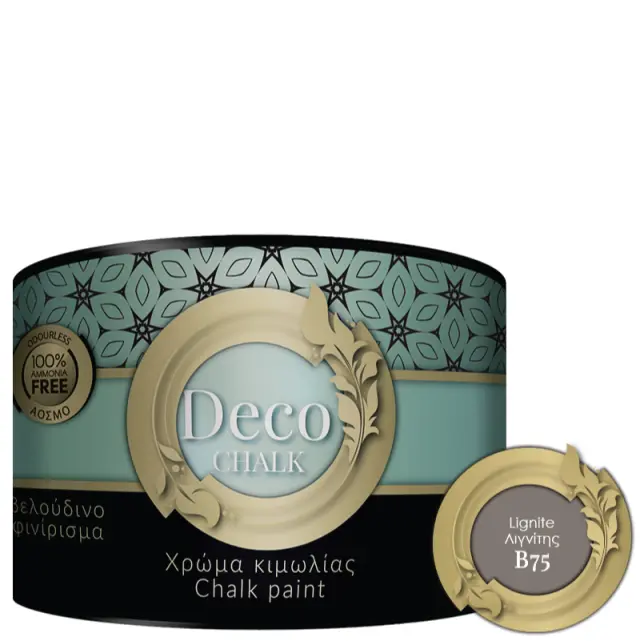 Χρώμα Κιμωλίας Deco Chalk Ματ B75 Lignite 375ml