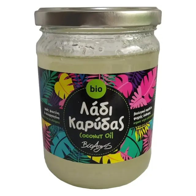 Λάδι Καρύδας Ψυχρής Έκθλιψης, Βιοαγρός, Bio, 400γρ