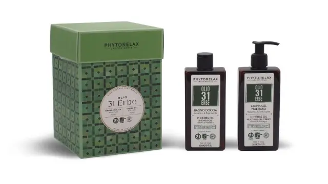 Phytorelax Olio 31 Herbs Multiusage Shower Gel,250ml & Gel Cream, 250ml