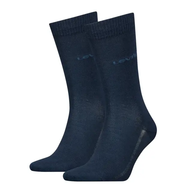 Levi's Ανδρικές Κάλτσες Regular Cut Tencel Organic Cotton - 2 Ζεύγη, Χρώμα Navy