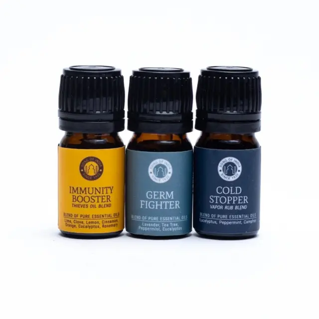 Aromatherapy Gift Set Wellness Blend Essential Oil – Σετ με 3 Αιθέρια Έλαια 5ml 2