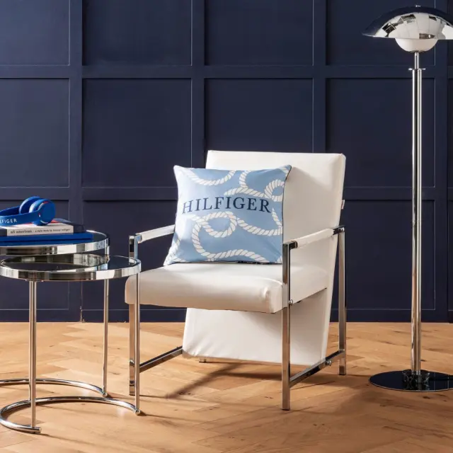 Μαξιλαροθήκη Διακόσμησης Tommy Hilfiger Newport Γαλάζιο 40x40