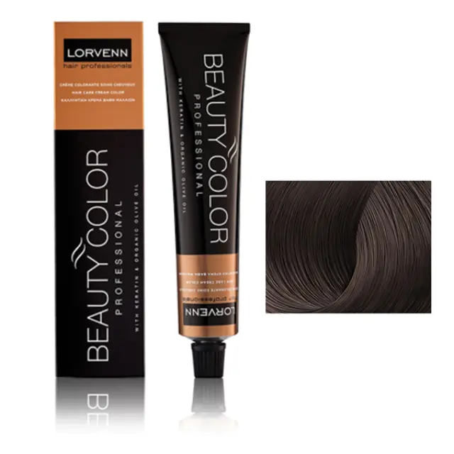 Lorvenn Beauty Color 70ml | Απόχρωση 4.0 Καστανό