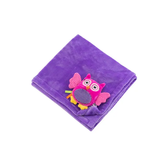 Zoocchini Κουβέρτα Αγκαλιάς & Λίκνου Owl Buddy ZOO3002 2